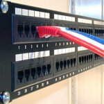 computer, network, patch panel